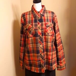 Plaid flannel shirt by Outback Trading Co